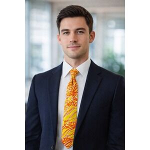 Vintage Lilly Pulitzer Men's Tie Cotton Palm Beach USA Zoo by  Susie Zuzek Tiger